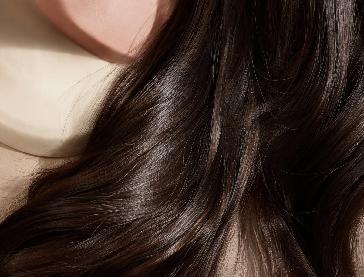 Textura y brillo de cabello